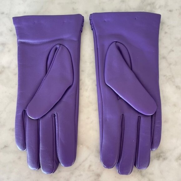 YISEVEN Touchscreen Leather Gloves Wool Lined Button Cuff 7.5 L - Picture 3 of 15